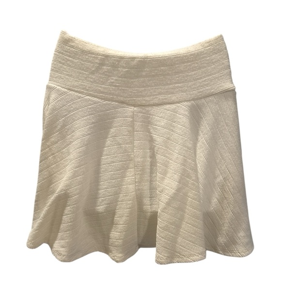 BUCKETLIST Dresses & Skirts - Bucket List-Elegant cream Women's cold weather mini skirt